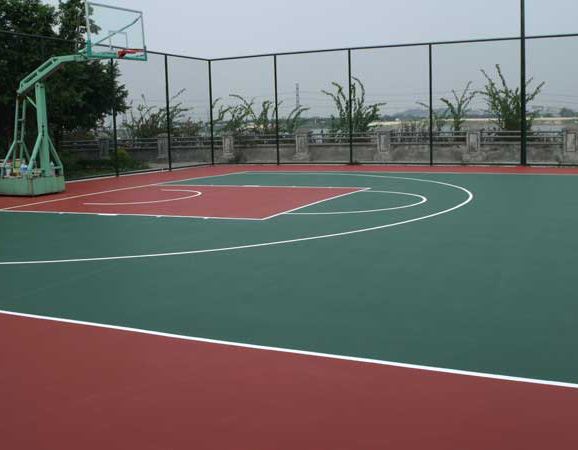 環(huán)保水性硅PU籃球場(chǎng)