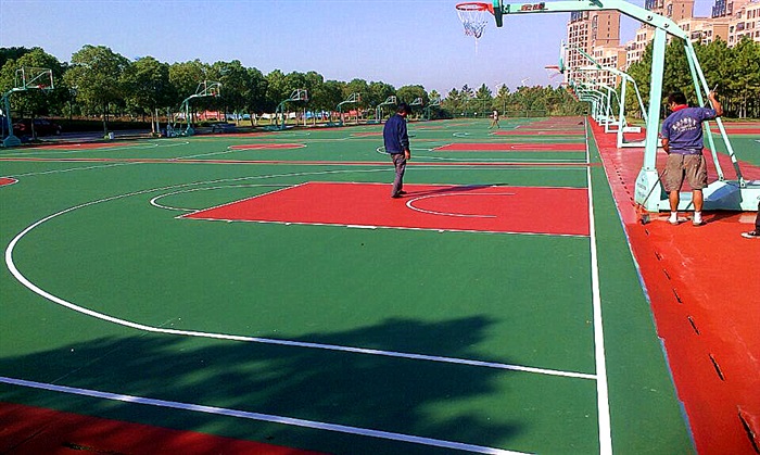 太倉學(xué)院球場施工